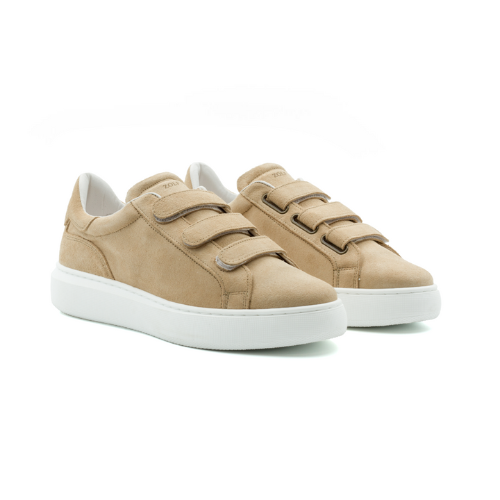 SAPATILHA BEGE COM VELCRO ZOLF