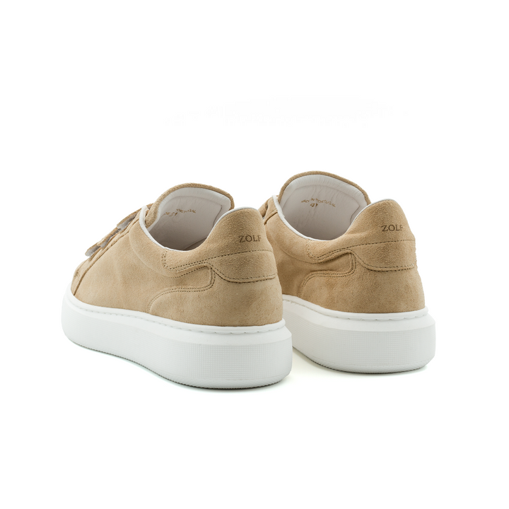 SAPATILHA BEGE COM VELCRO ZOLF