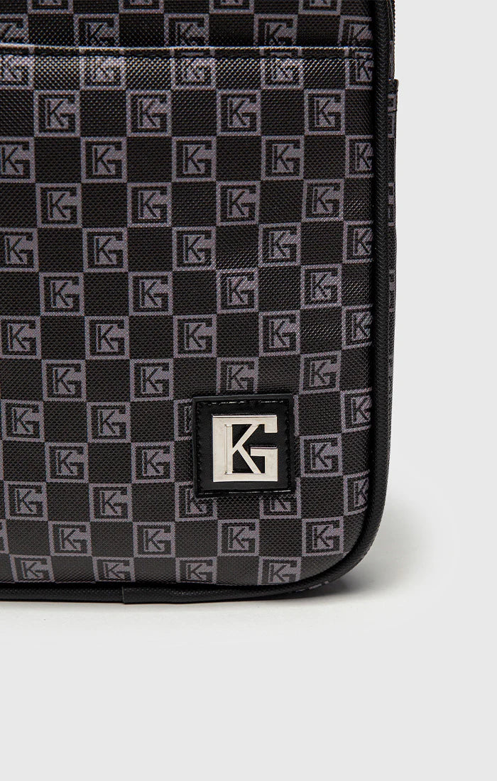 BOLSA TIRACOLO VERTICAL CINZENTA ID CLONE GIANNI KAVANAGH