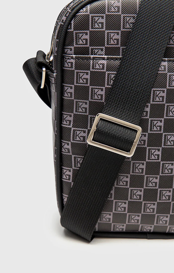 BOLSA TIRACOLO VERTICAL CINZENTA ID CLONE GIANNI KAVANAGH