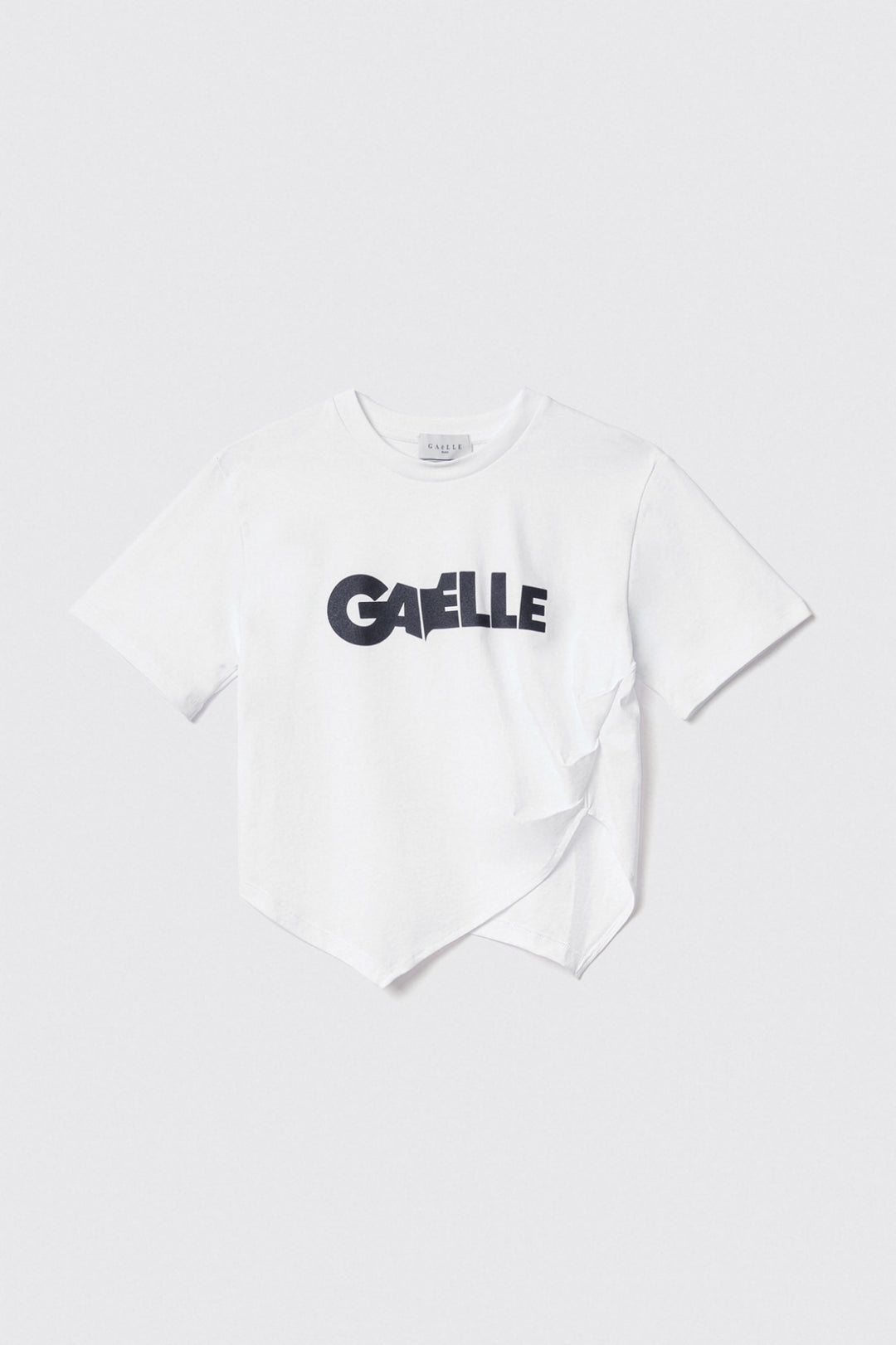 T-SHIRT BRANCA COM FRANZIDO GAELLE PARIS