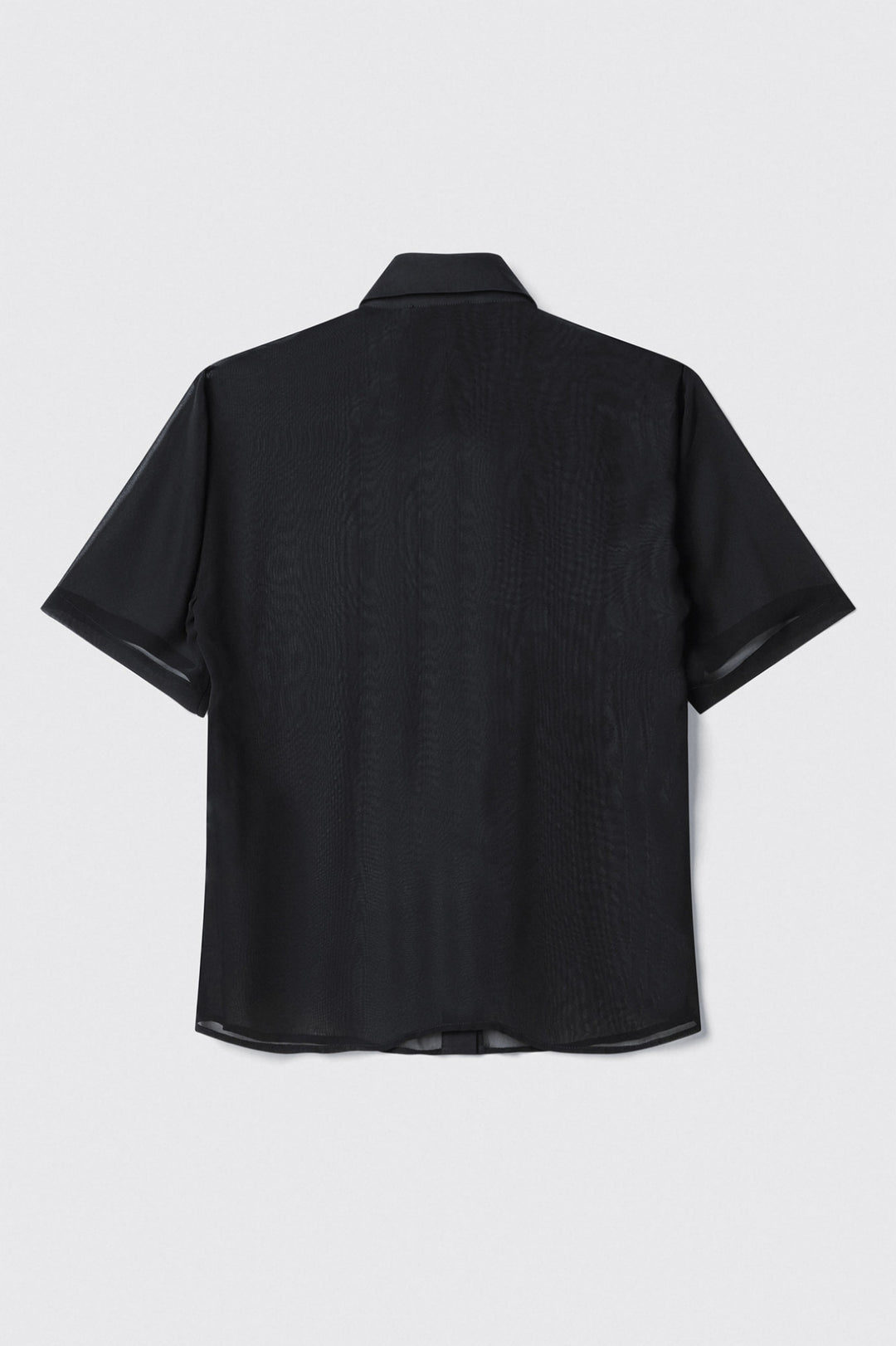 CAMISA PRETA COM TRANSPARÊNCIA GAELLE PARIS