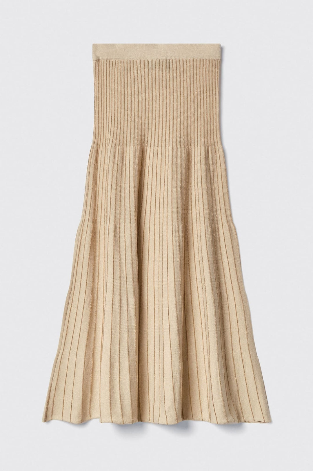 SAIA MIDI EM MALHA LUREX