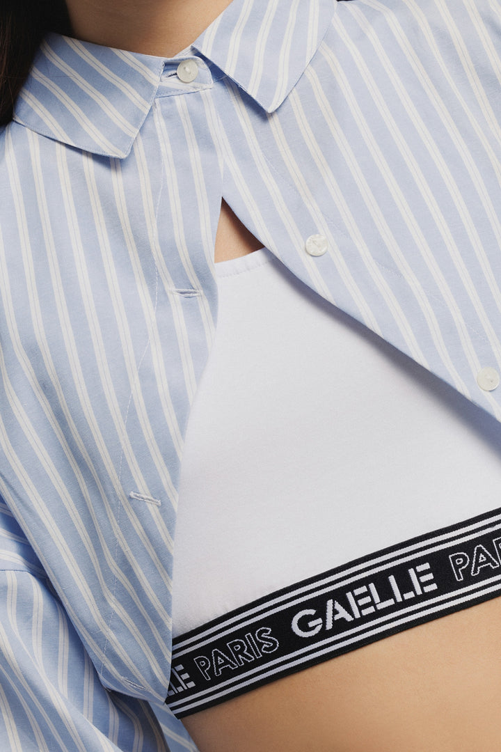 CAMISA CURTA COM TOP DESPORTIVO GAELLE PARIS