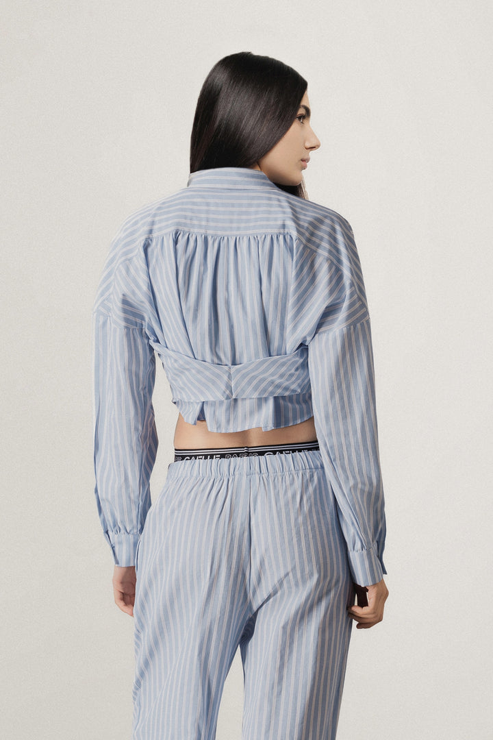 CAMISA CURTA COM TOP DESPORTIVO GAELLE PARIS