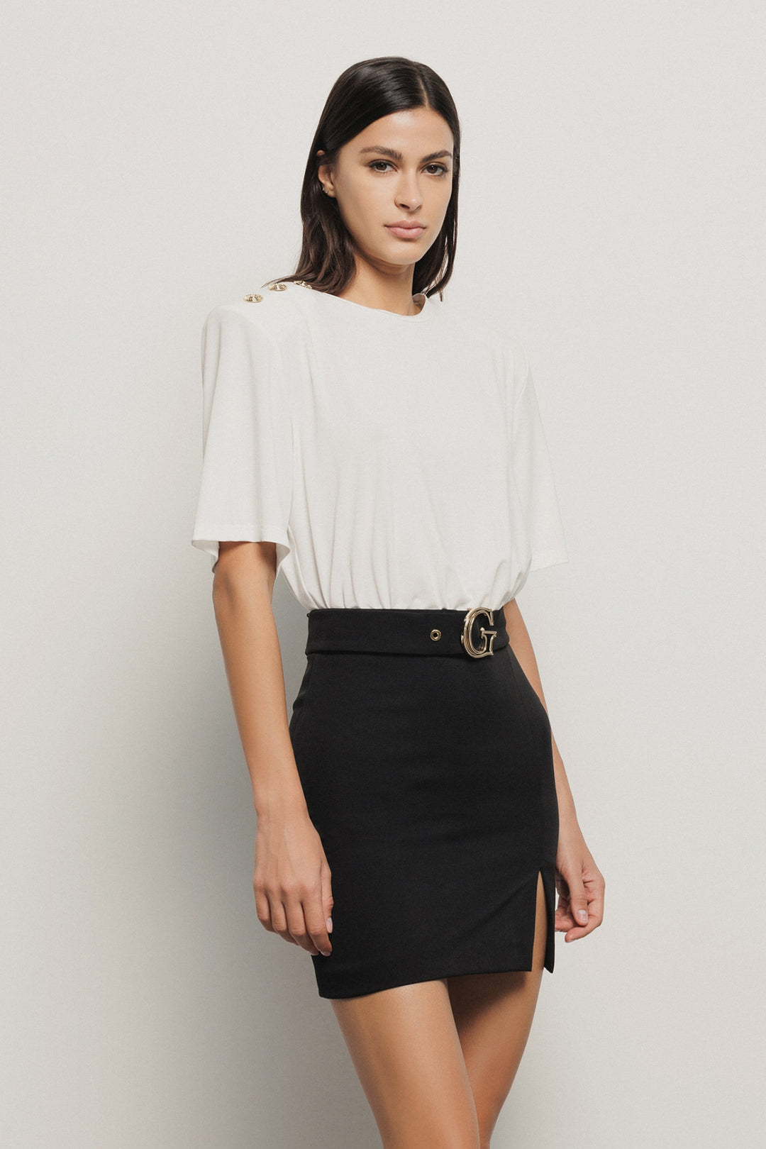 VESTIDO BICOLOR GAELLE PARIS