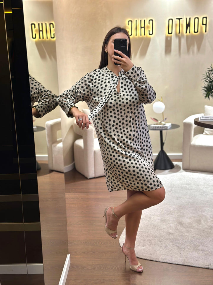 VESTIDO ANIMAL PRINT RINASCIMENTO