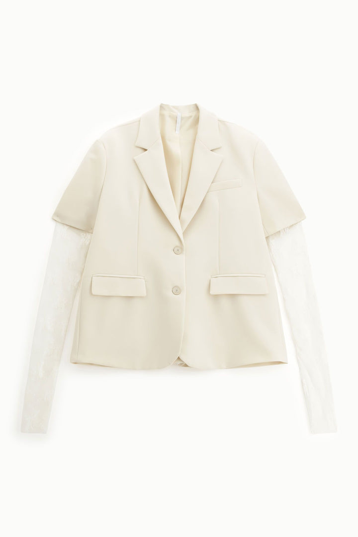 BLAZER CREME DE MANGA CURTA IMPERIAL