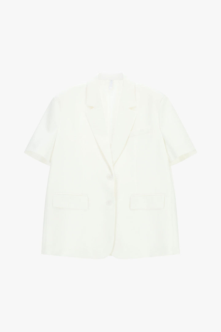 BLAZER BRANCO MANGA CURTA IMPERIAL