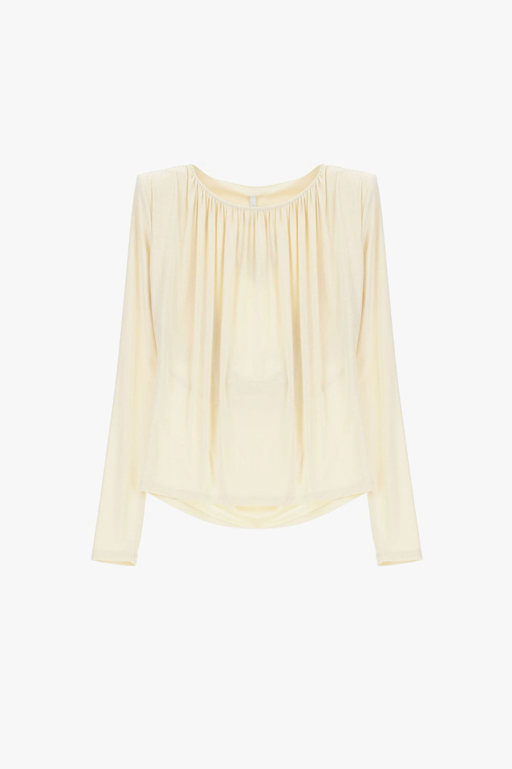Camisola pérola drapeada Imperial | Ponto Chic