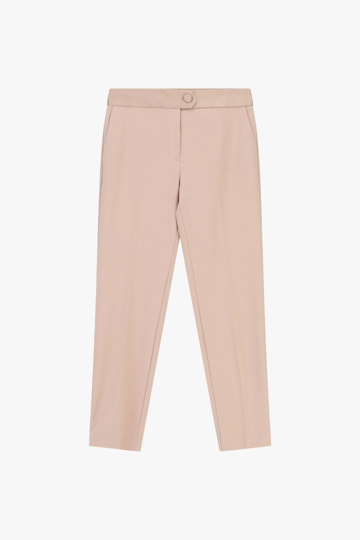 CALÇA CINTURA SUBIDA COM BOTÃO FORRADO IMPERIAL