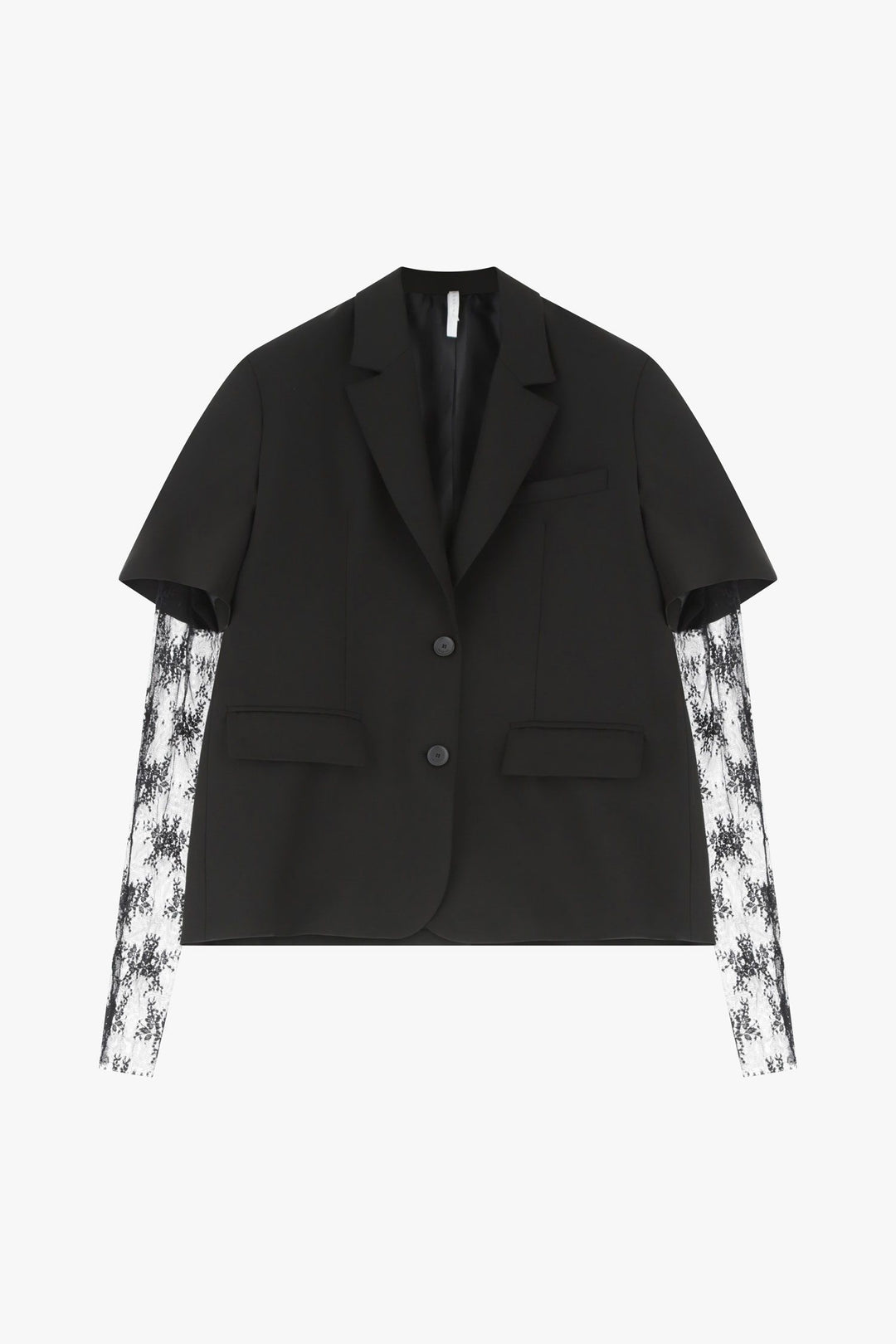 BLAZER PRETO DE MANGA CURTA IMPERIAL