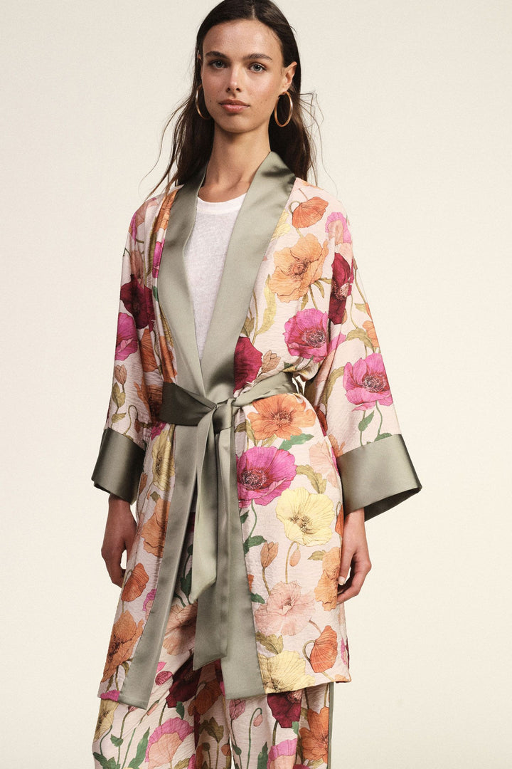 CASACO FLORAL MULTICOLOR DIXIE
