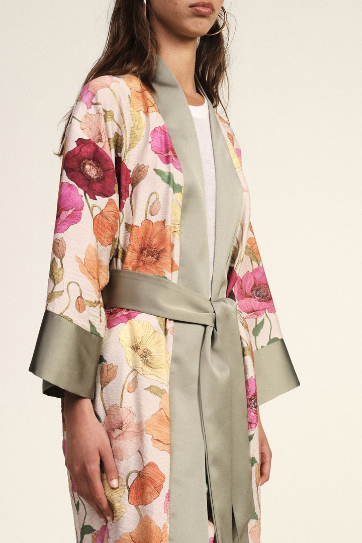 CASACO FLORAL MULTICOLOR DIXIE