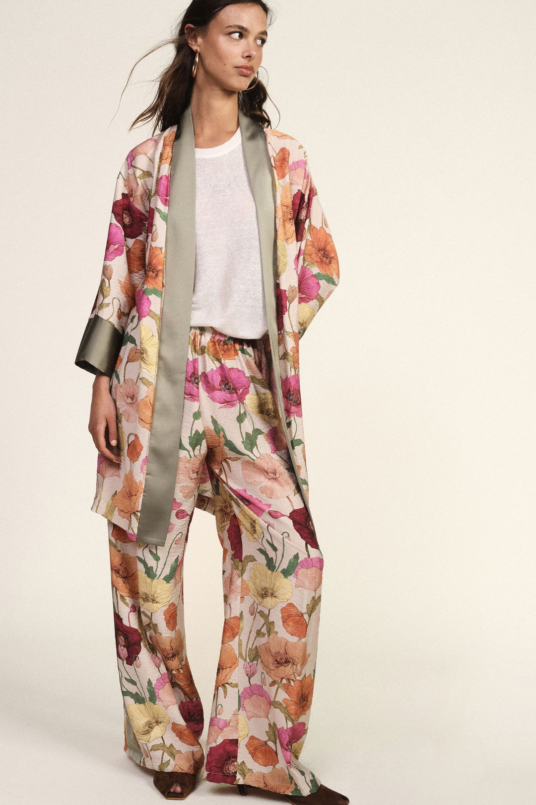 CASACO FLORAL MULTICOLOR DIXIE
