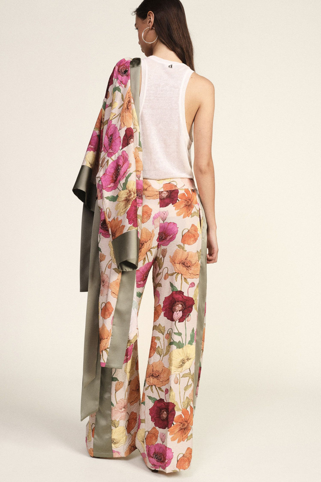 CALÇA FLORAL MULTICOLOR DIXIE