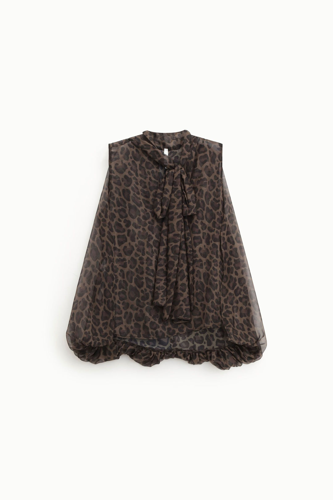 BLUSA ANIMAL PRINT COM LAÇO IMPERIAL