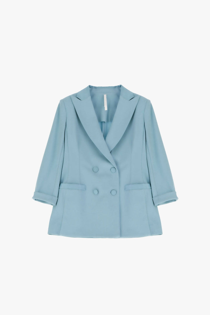 BLAZER AZUL CIANO COM BOTÕES FORRADOS IMPERIAL