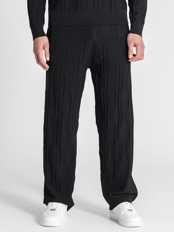 CALÇA PRETA EM MALHA KNIT PONTO CHIC