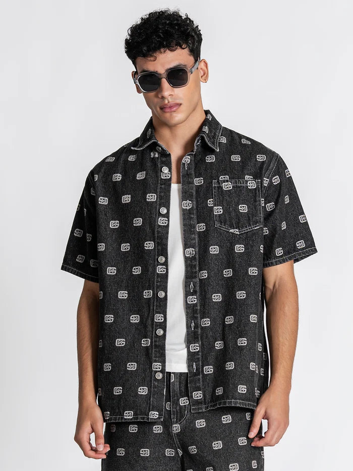 CAMISA CINZENTA GK DENIM PONTO CHIC