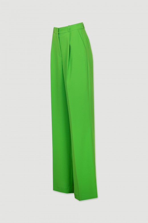 CALÇA VERDE FLUÍDA FERRACHE