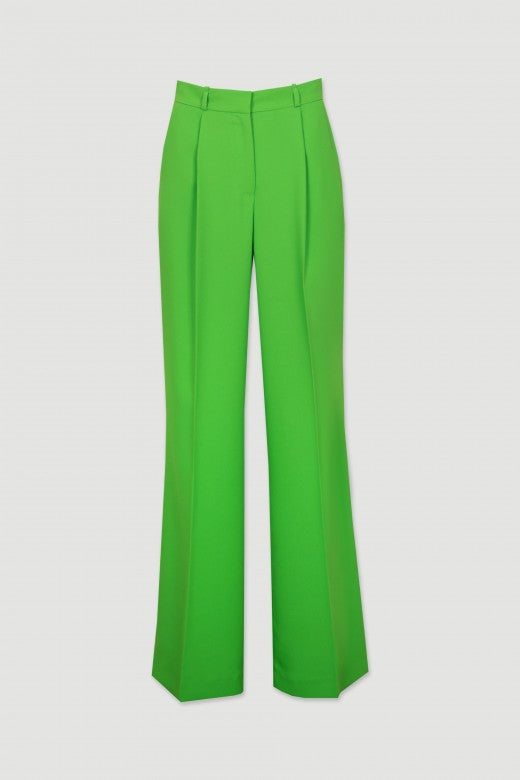 CALÇA VERDE FLUÍDA FERRACHE