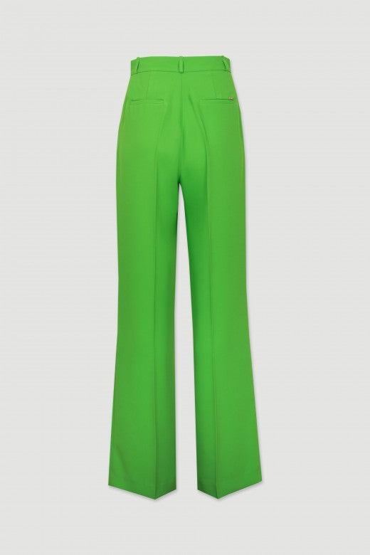 CALÇA VERDE FLUÍDA FERRACHE
