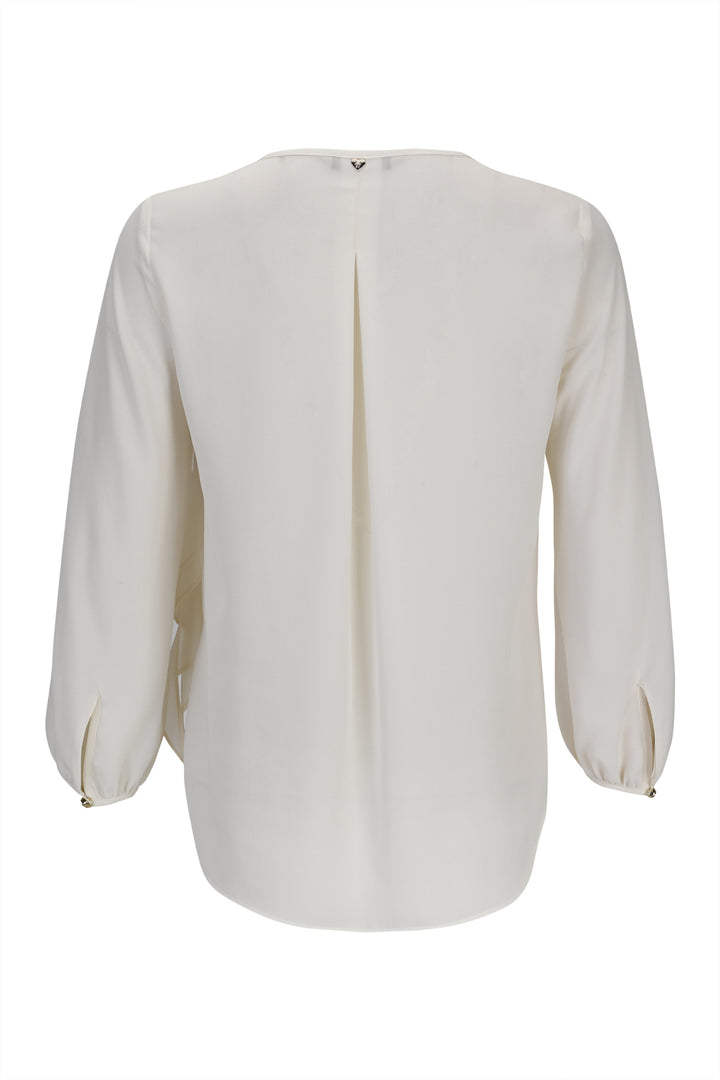 BLUSA CREME COM FLOR SILVINA CAMPOS