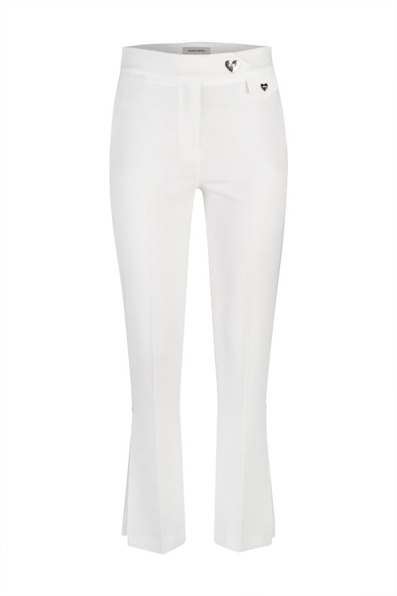 CALÇA PÉROLA COM ABERTURAS SILVINA CAMPOS