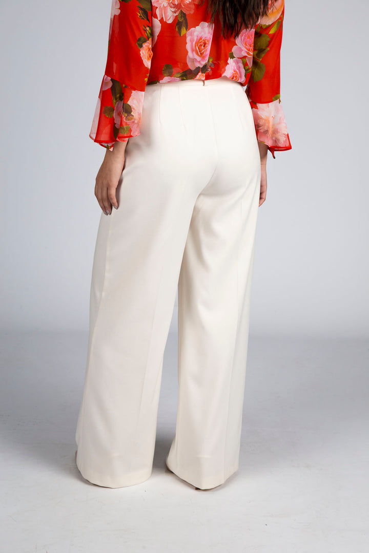CALÇA PANTALONA BEGE SILVINA CAMPOS