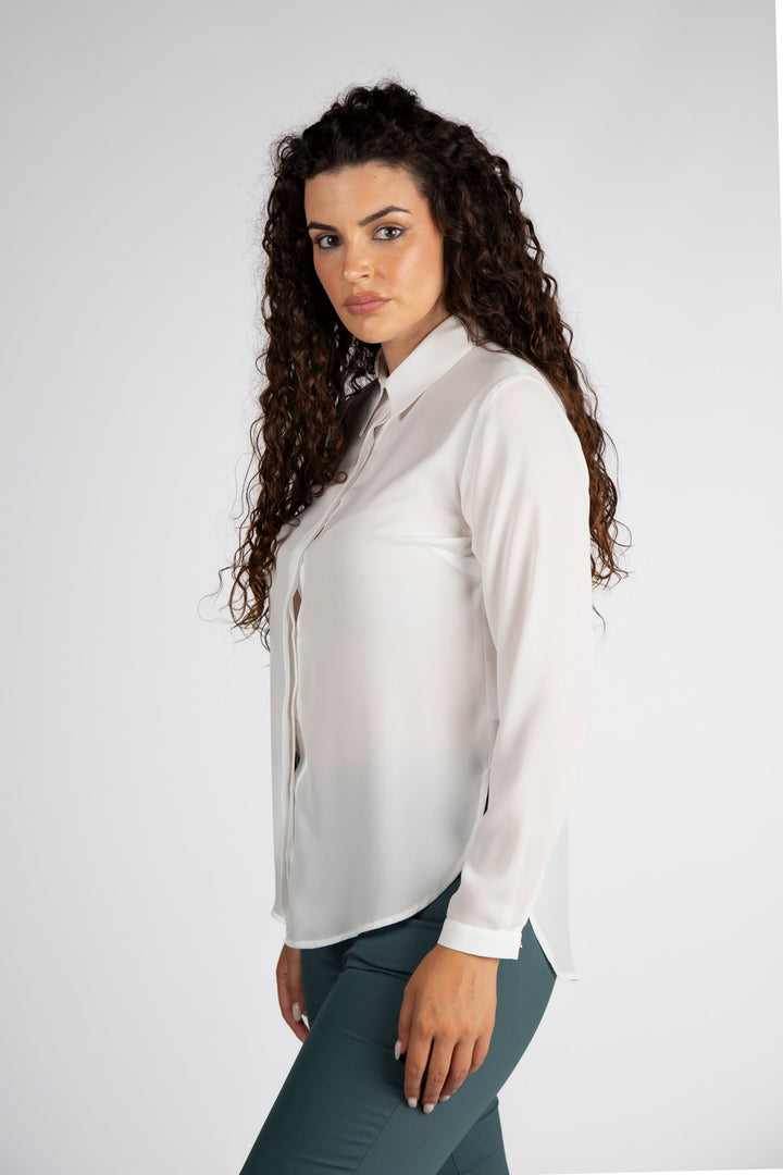 CAMISA BRANCA CLÁSSICA SILVINA CAMPOS