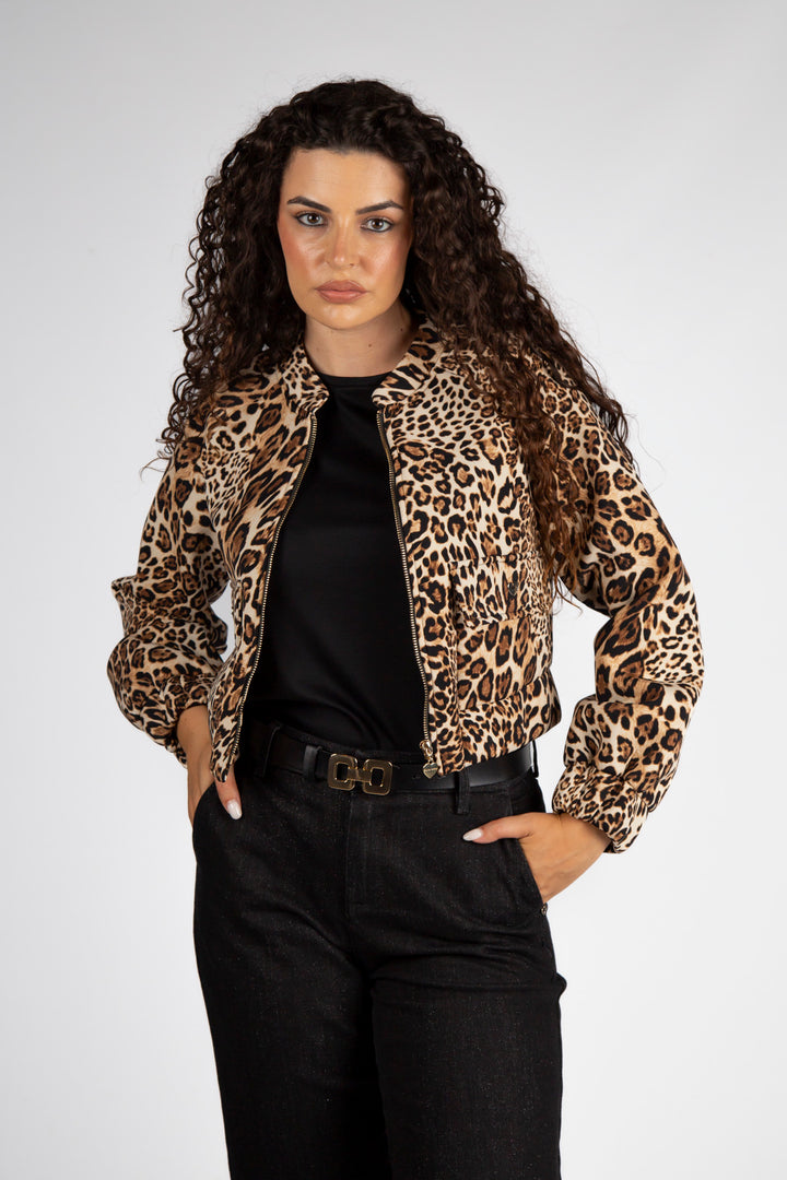 CASACO ANIMAL PRINT SILVINA CAMPOS