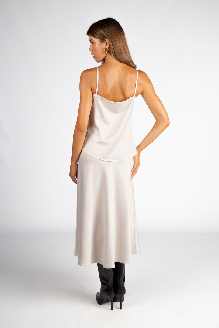 TOP CREME ACETINADO SILVINA CAMPOS