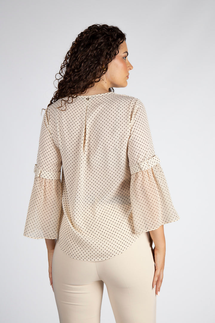 BLUSA ESTAMAPADO PINTAS SILVINA CAMPOS