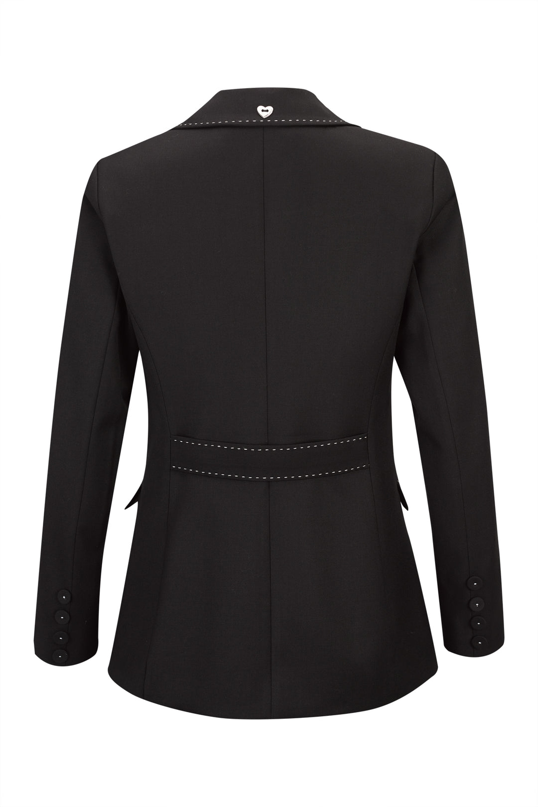 BLAZER PRETO COM DETALHE DE COSTURA SILVINA CAMPOS