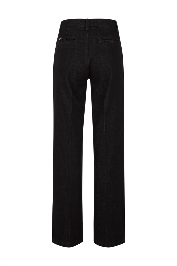 CALÇA PANTALONA PRETA COM PURPINAS SILVINA CAMPOS
