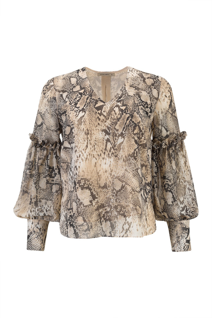 BLUSA ANIMAL PRINT SILVINA CAMPOS