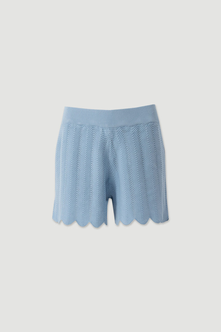 CALÇÃO DE MALHA TEXTURADA AZUL FERRACHE