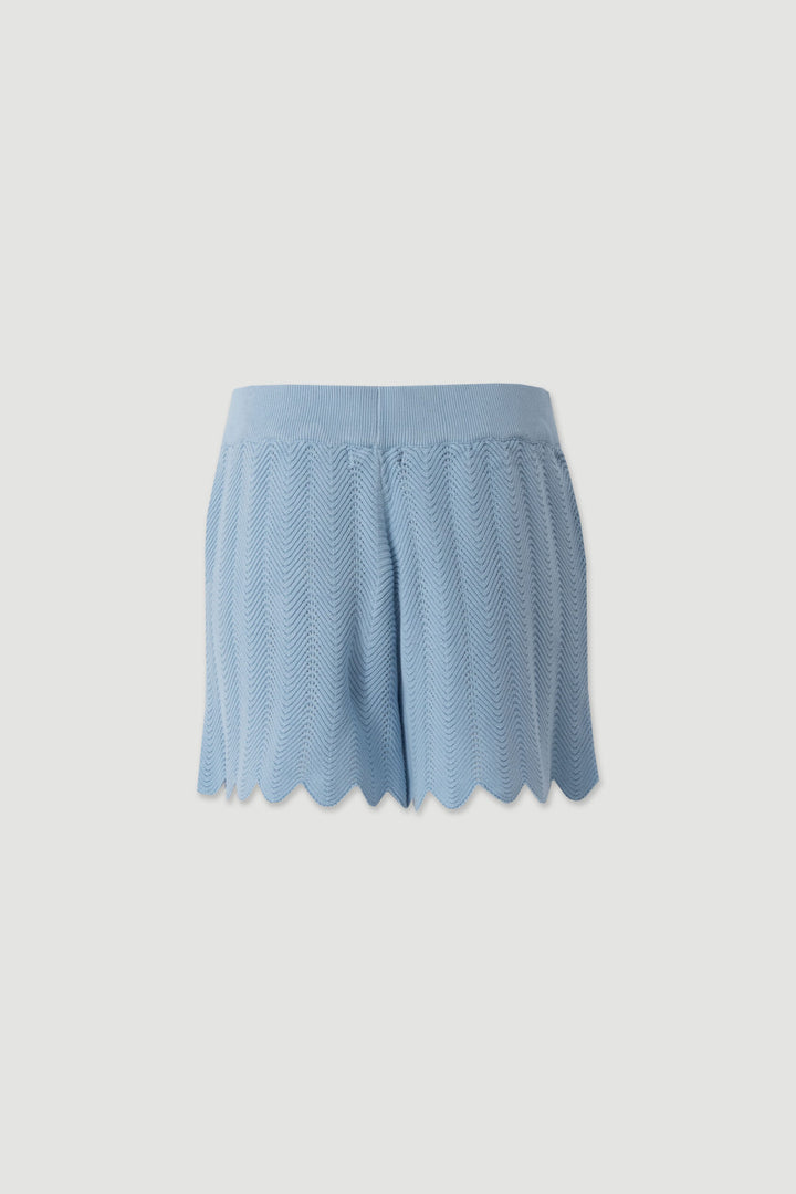 CALÇÃO DE MALHA TEXTURADA AZUL FERRACHE