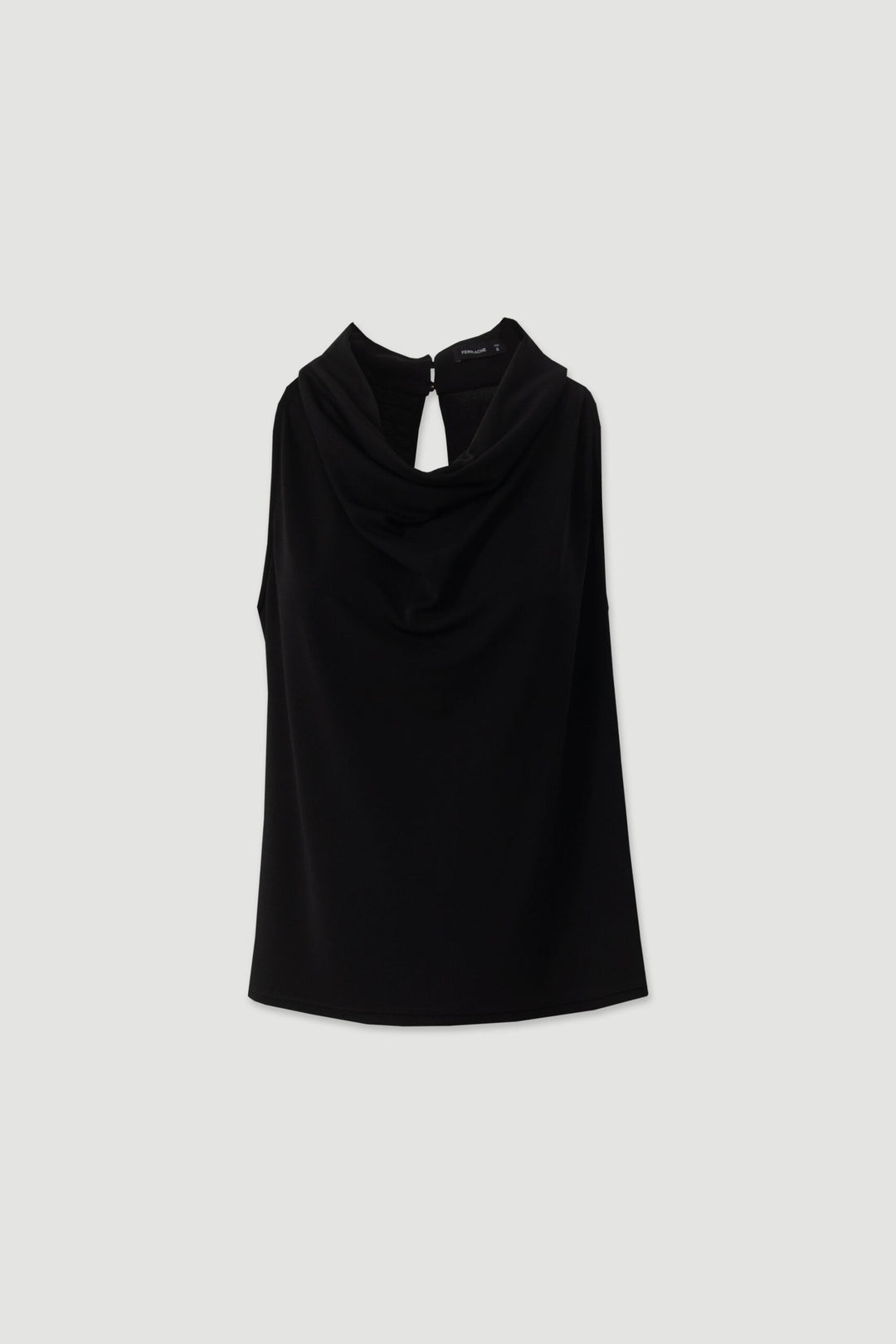 BLUSA PRETA DRAPEADA FERRACHE