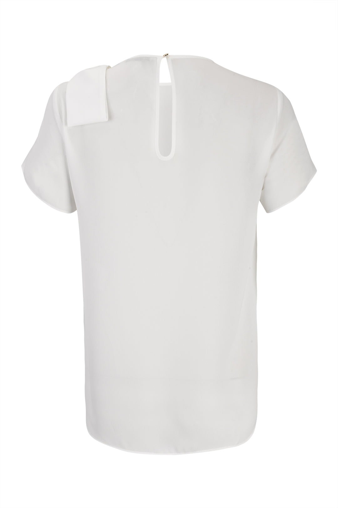 BLUSA BRANCA COM LAÇO NO OMBRO SILVINA CAMPOS