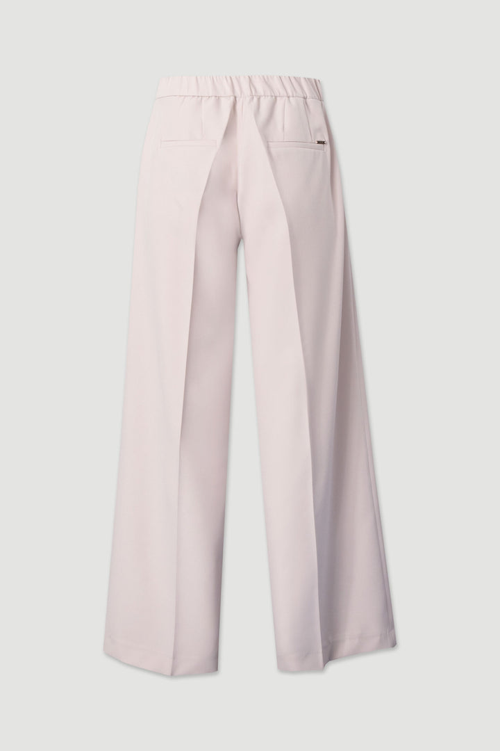 CALÇA CLÁSSICA BEGE WIDE LEG FERRACHE