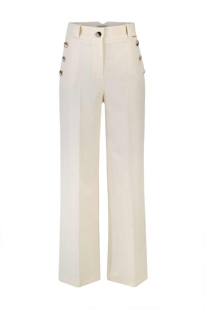 CALÇA PÉROLA COM BOTÕES SILVINA CAMPOS