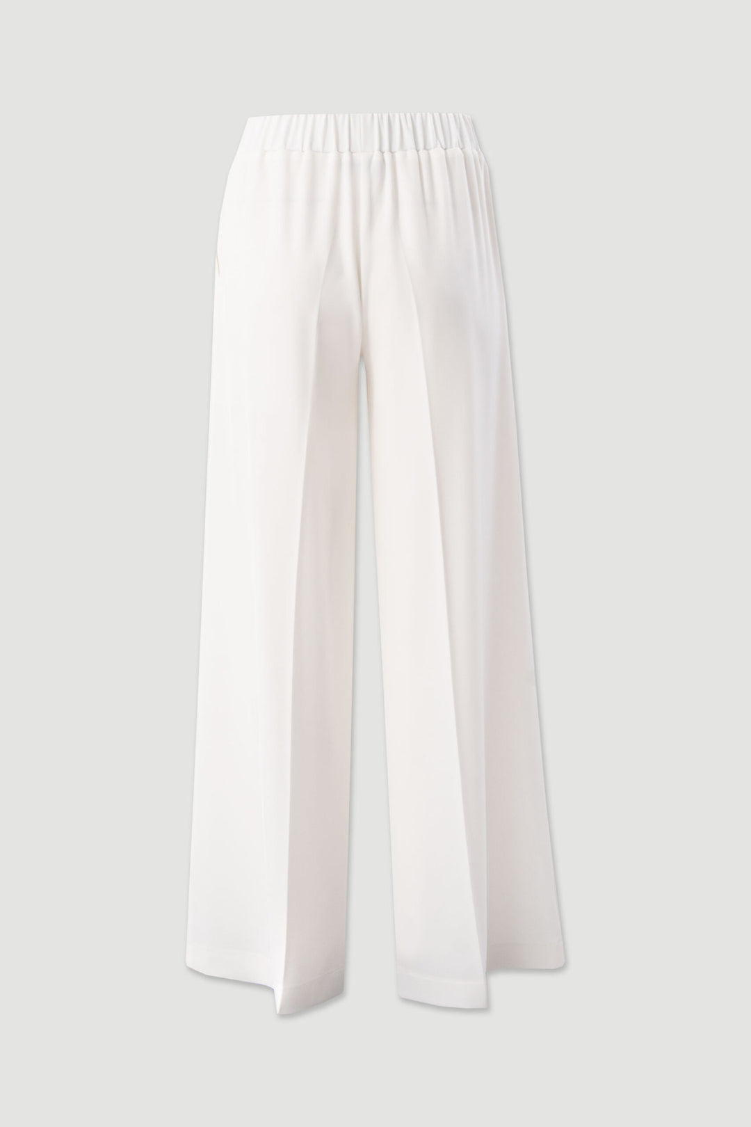 CALÇA BRANCA WIDE LEG EM TECIDO FLUIDO FERRACHE