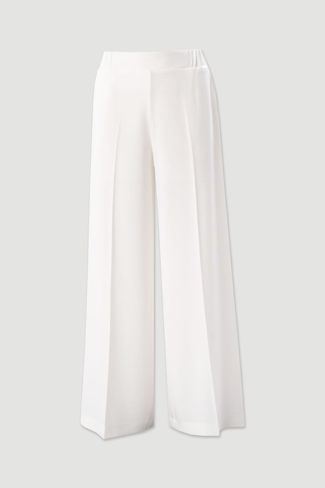 CALÇA BRANCA WIDE LEG EM TECIDO FLUIDO FERRACHE