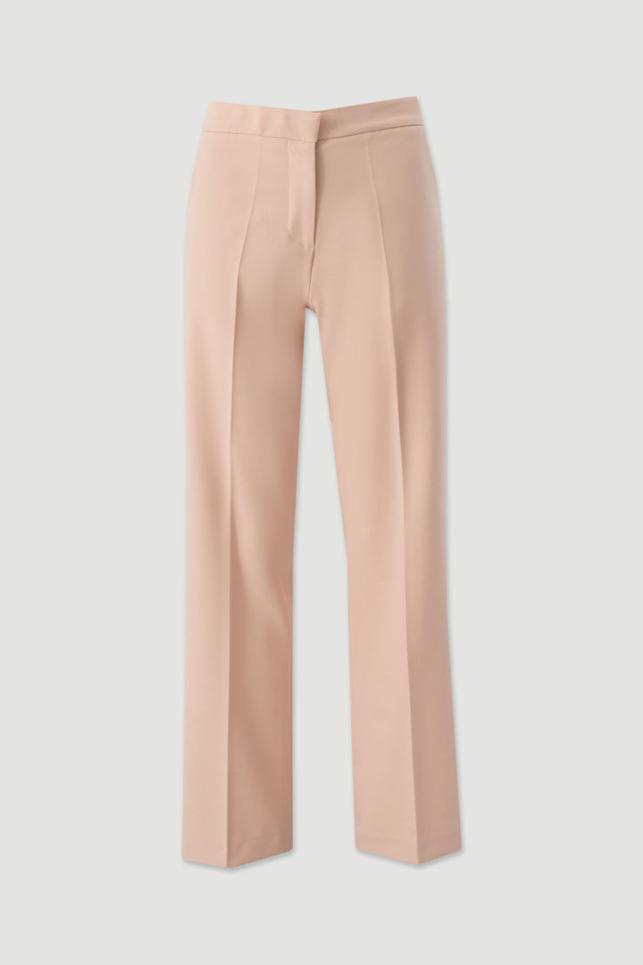 CALÇA BEGE COM ELÁSTICO FERRACHE