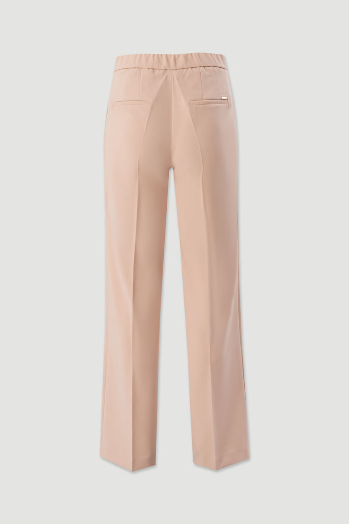 CALÇA BEGE COM ELÁSTICO FERRACHE