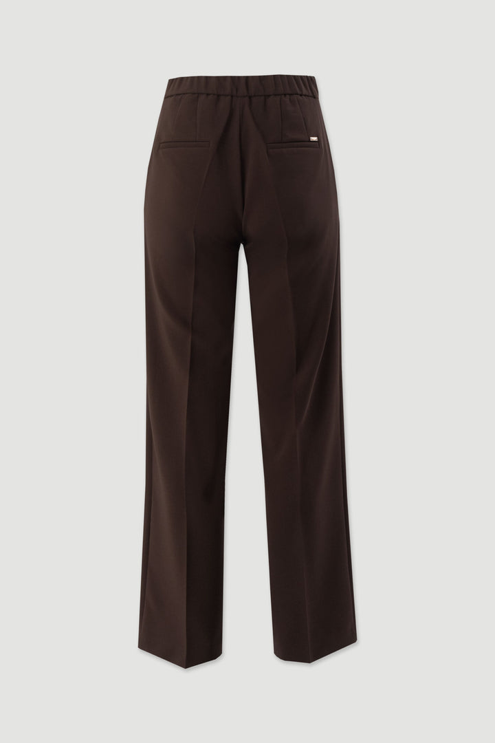 CALÇA CASTANHA COM CINTO ELÁSTICO FERRACHE