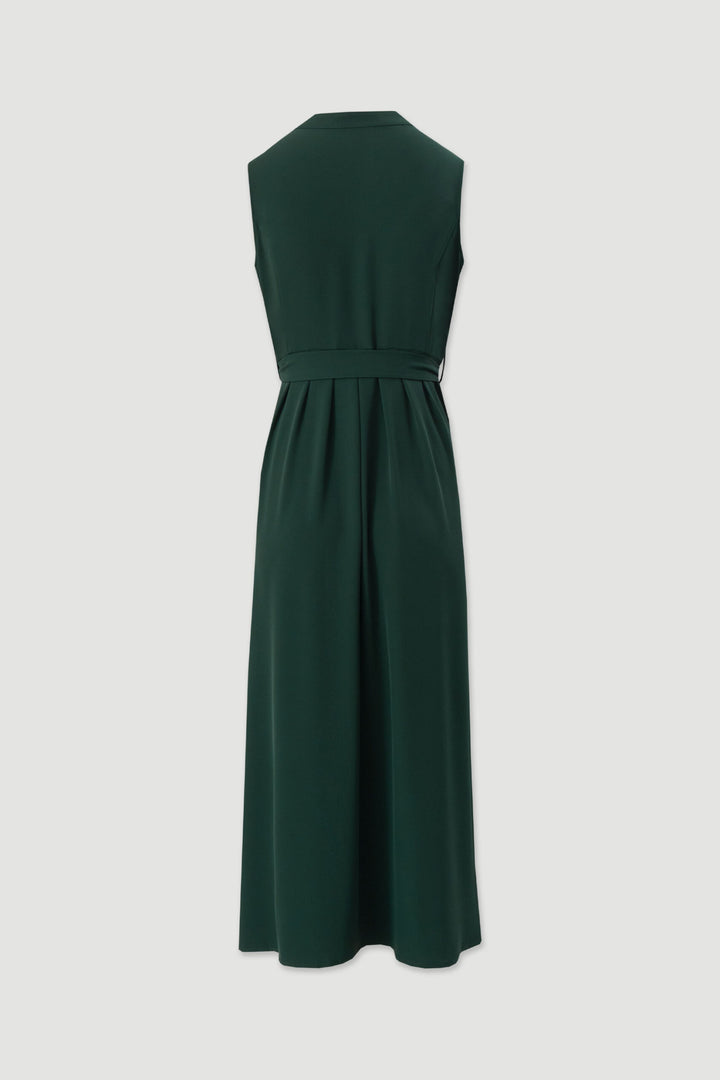 VESTIDO VERDE COMPRIDO COM CINTO FERRACHE