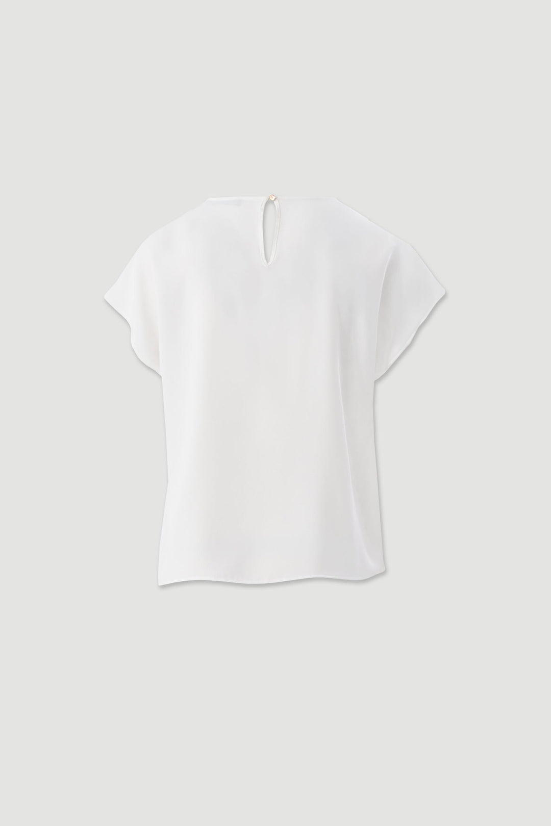 BLUSA BRANCA DE MANGA CURTA FERRACHE